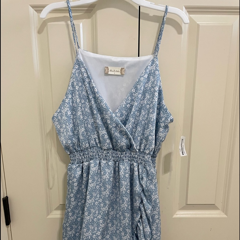 altar’d state XS blue floral dress NWT